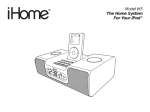 iHome iH5 Clock Radio User Manual