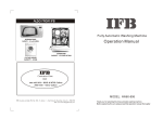 IFB Appliances AW60-806 Washer User Manual