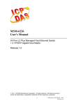 ICP DAS USA MSM-6226 Switch User Manual
