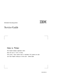 IBM B50 Printer User Manual