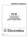 Husqvarna TS200FR Tiller User Manual