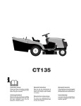 Husqvarna CT135 Lawn Mower User Manual