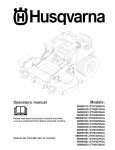 Husqvarna 966532101 Lawn Mower User Manual