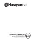 Husqvarna 966503401 Lawn Mower User Manual