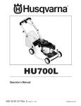 Husqvarna 961430097 Lawn Mower User Manual