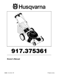 Husqvarna 917.375361 Lawn Mower User Manual