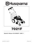 Husqvarna 67521 HV Lawn Mower User Manual