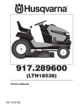 Husqvarna 570 EPA II Chainsaw User Manual