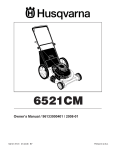 Husqvarna 532 43 65-03 Lawn Mower User Manual