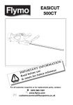 Husqvarna 500CT Trimmer User Manual