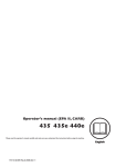 Husqvarna 435 Lawn Mower User Manual