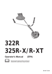 Husqvarna 322R Trimmer User Manual