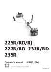 Husqvarna 227R/RD Trimmer User Manual