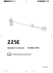 Husqvarna 225E Trimmer User Manual