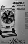 Hunter Fan 44805 Fan User Manual