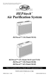 Hunter Fan 30110 Air Cleaner User Manual