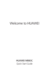 Huawei M865C Cell Phone User Manual