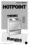 Hotpoint RB525 Range User Manual