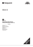 Hotpoint FFUG 20xx x O3 Refrigerator User Manual