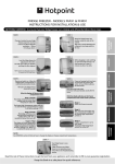 Hotpoint ffa91 Refrigerator User Manual