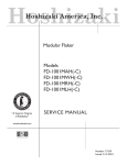 Hoshizaki FD-1001MLH(-C) Refrigerator User Manual