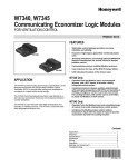 Honeywell W7340 Ventilation Hood User Manual