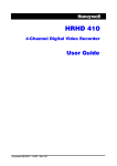 Honeywell HRDPX DVR User Manual