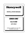 Honeywell GPS RNAV GPS Receiver User Manual