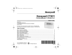 Honeywell CT3611 Thermostat User Manual