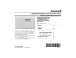 Honeywell CT3200 Thermostat User Manual