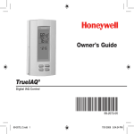 Honeywell 69-2072-05 Thermostat User Manual