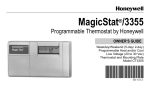 Honeywell 3355 Thermostat User Manual