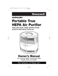 Honeywell 18155 Air Cleaner User Manual