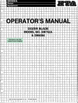 Honda Power Equipment CD4148 Lawn Mower User Manual