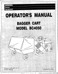 Honda Power Equipment BC4050 Lawn Mower User Manual