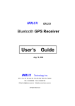 Holux GR-231 GPS Receiver User Manual