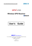 Holux 236B GPS Receiver User Manual