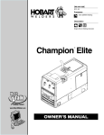 Hobart Welding Products OM-240 438E Welding System User Manual