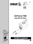 Hobart Welding Products 700I Welder User Manual