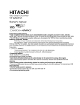 Hitachi VT-UX617A VCR User Manual