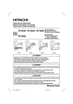 Hitachi NT 50GS Nail Gun User Manual