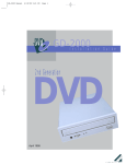 Hitachi GD-2000 DVD Player User Manual