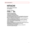 Hitachi DZ-BD7HA Camcorder User Manual