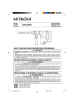 Hitachi DH 25PB Power Hammer User Manual