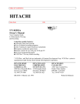Hitachi DH 22PB Power Hammer User Manual