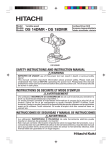Hitachi DH 20V Drill User Manual