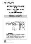 Hitachi 57S715 Projection Television User Manual