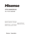 Hisense Group KFR-3208GW Air Conditioner User Manual