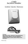 Herrmidifier Co G-100ES Humidifier User Manual