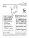 Hearth and Home Technologies BE-36-CIPI Indoor Fireplace User Manual